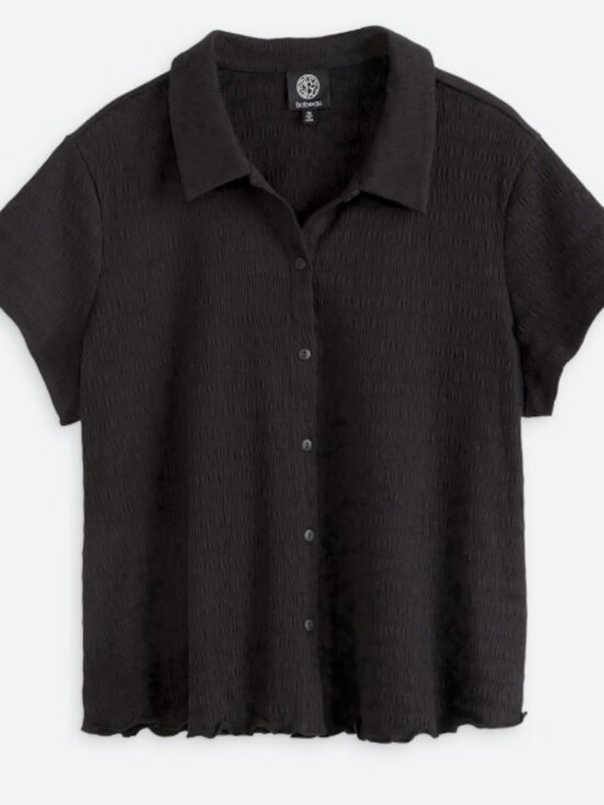 bobeau Tops - Bobeau Canelia Knit Button Down Top 2X